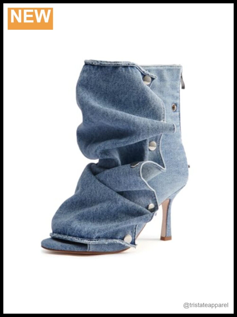 Stiletto Heeled Open Toe Ankle Boots for Women Party Wedding Graduation Prom